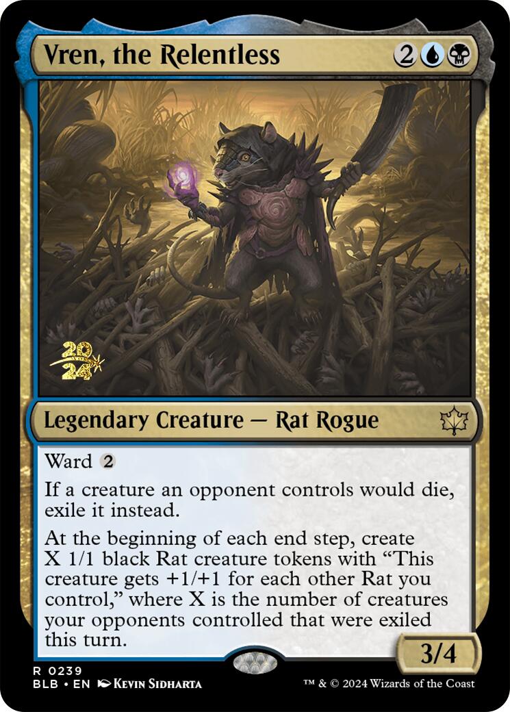 Vren, the Relentless [Bloomburrow Prerelease Promos] | Fandemonia Ltd