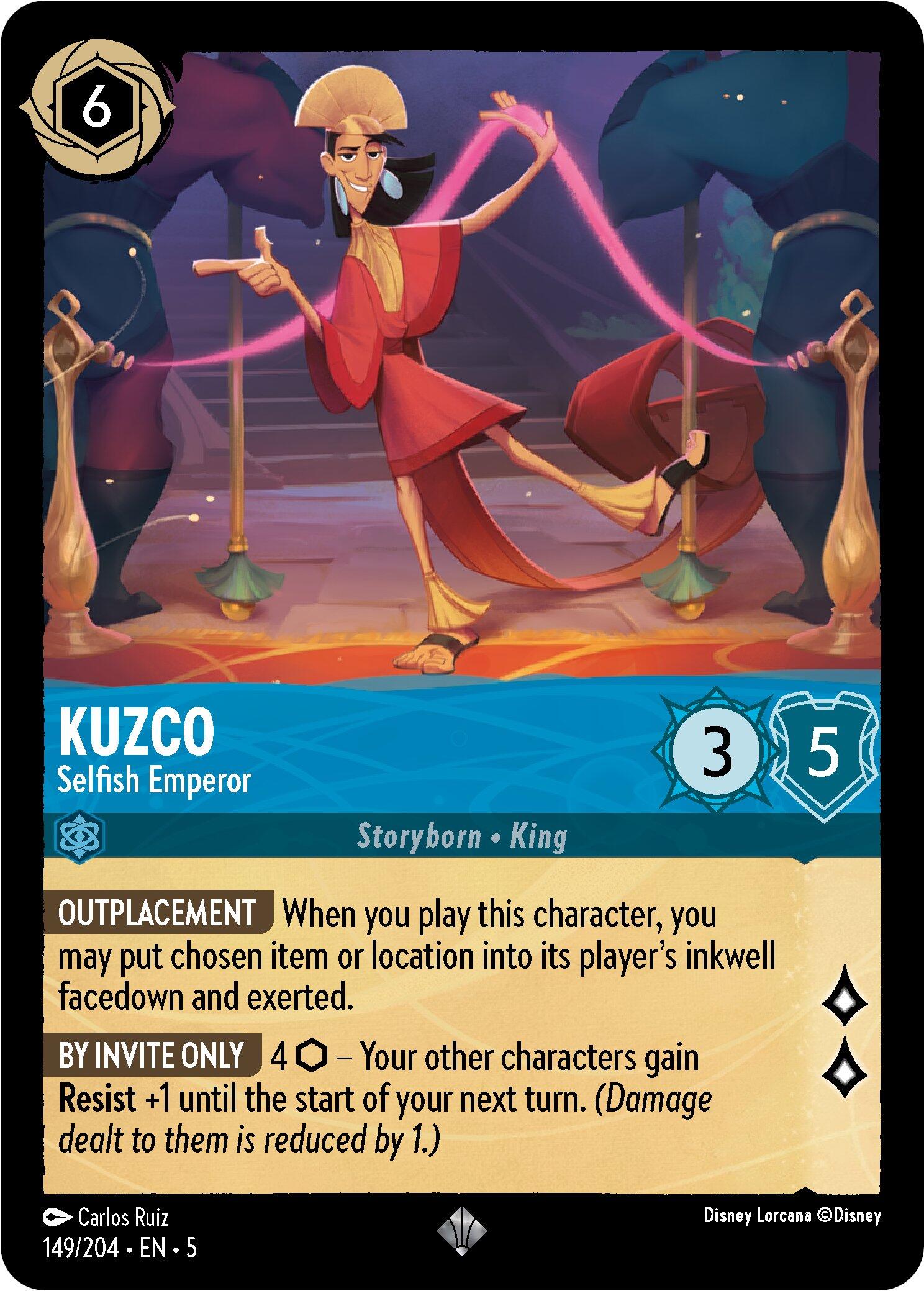 Kuzco - Selfish Emperor (149/204) [Shimmering Skies] | Fandemonia Ltd
