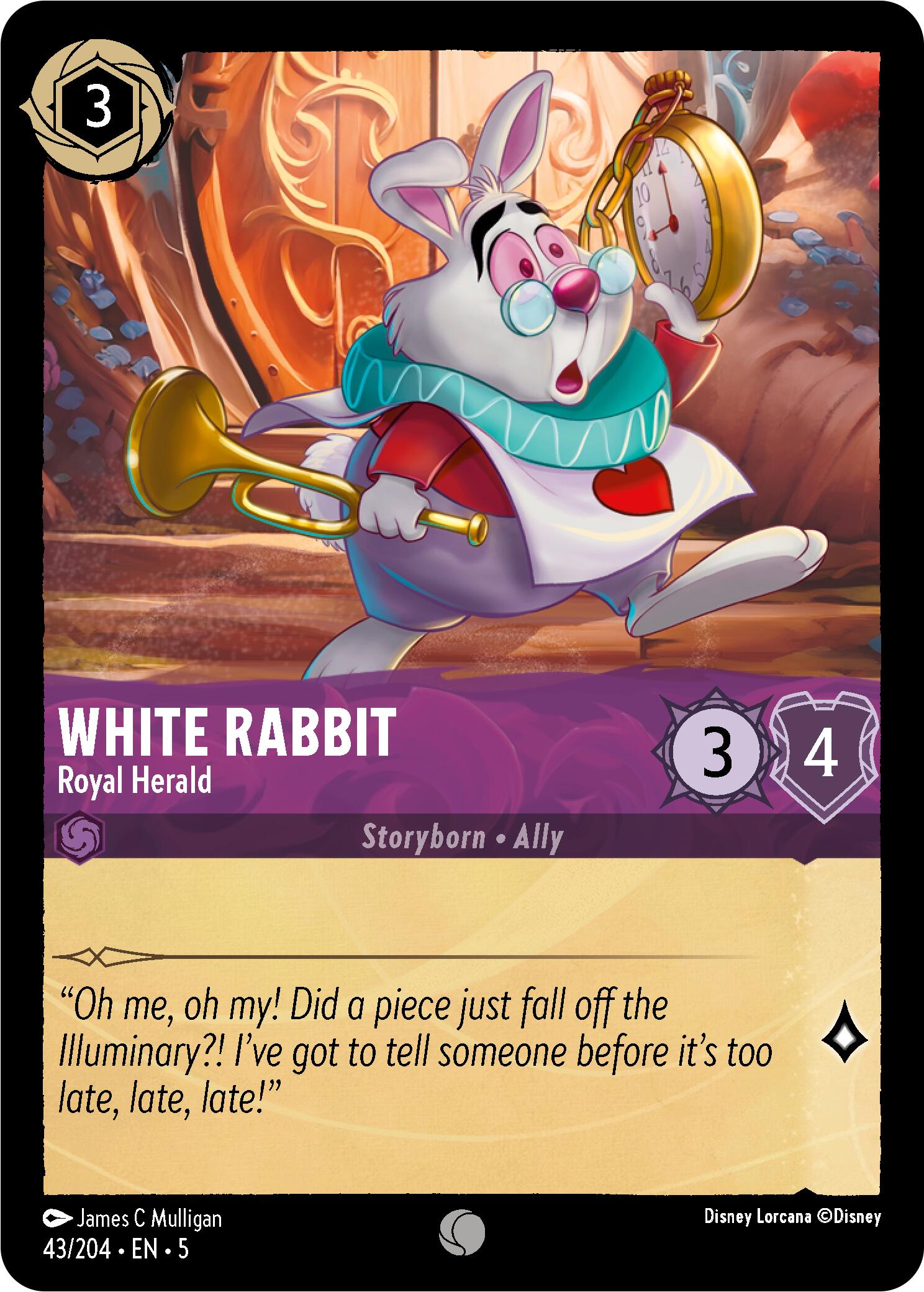 White Rabbit - Royal Herald (43/204) [Shimmering Skies] | Fandemonia Ltd