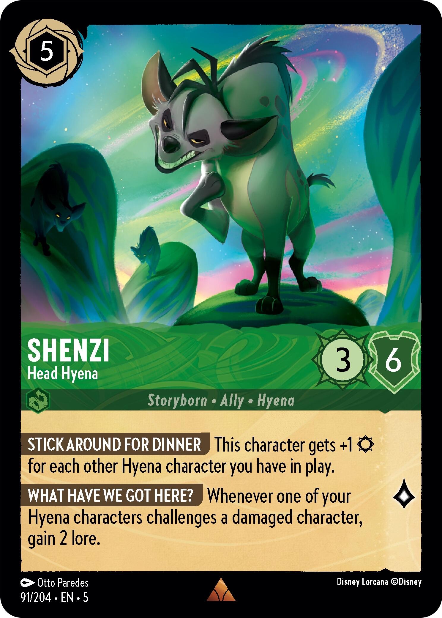 Shenzi - Head Hyena (91/204) [Shimmering Skies] | Fandemonia Ltd