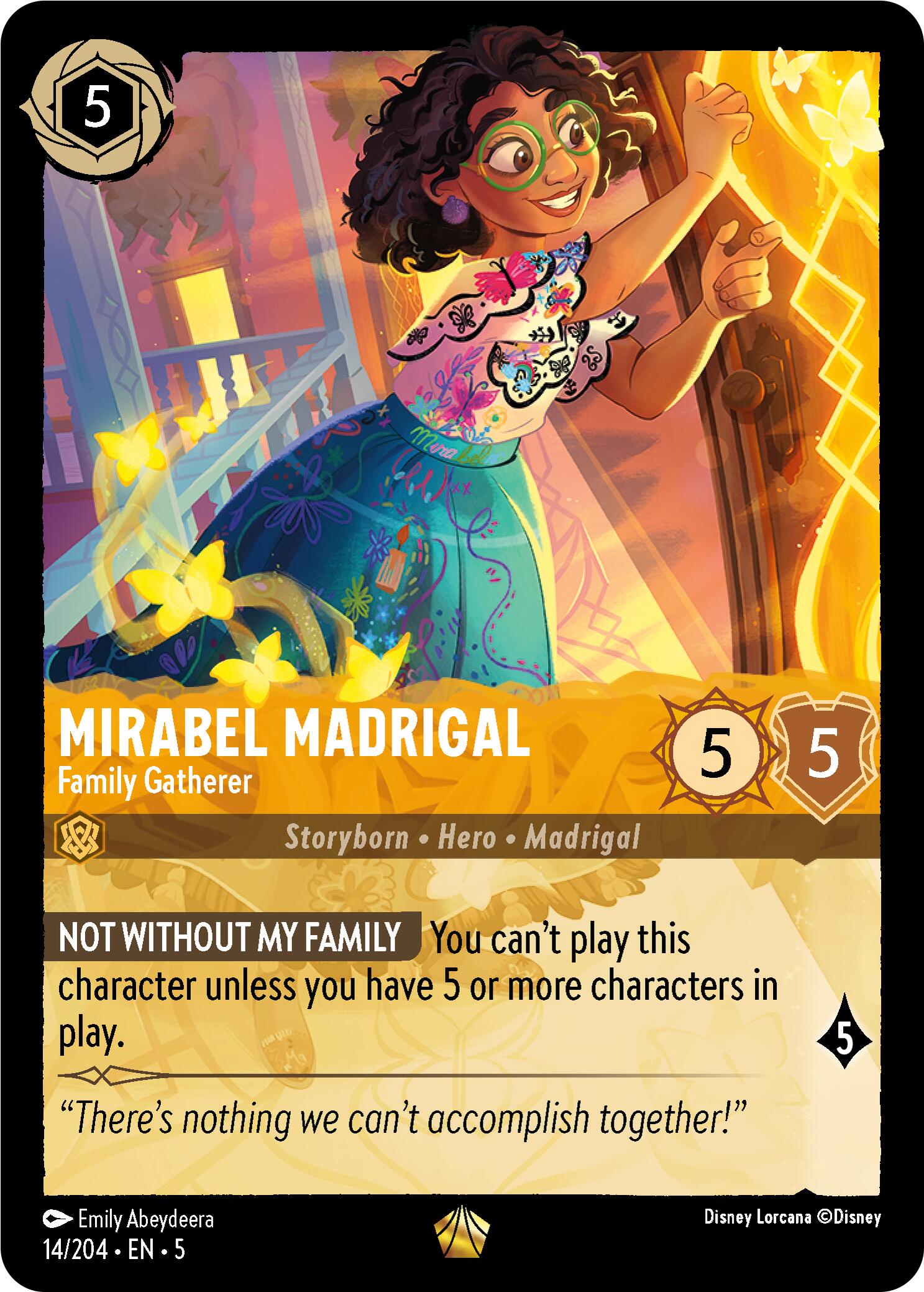 Mirabel Madrigal - Family Gatherer (14/204) [Shimmering Skies] | Fandemonia Ltd