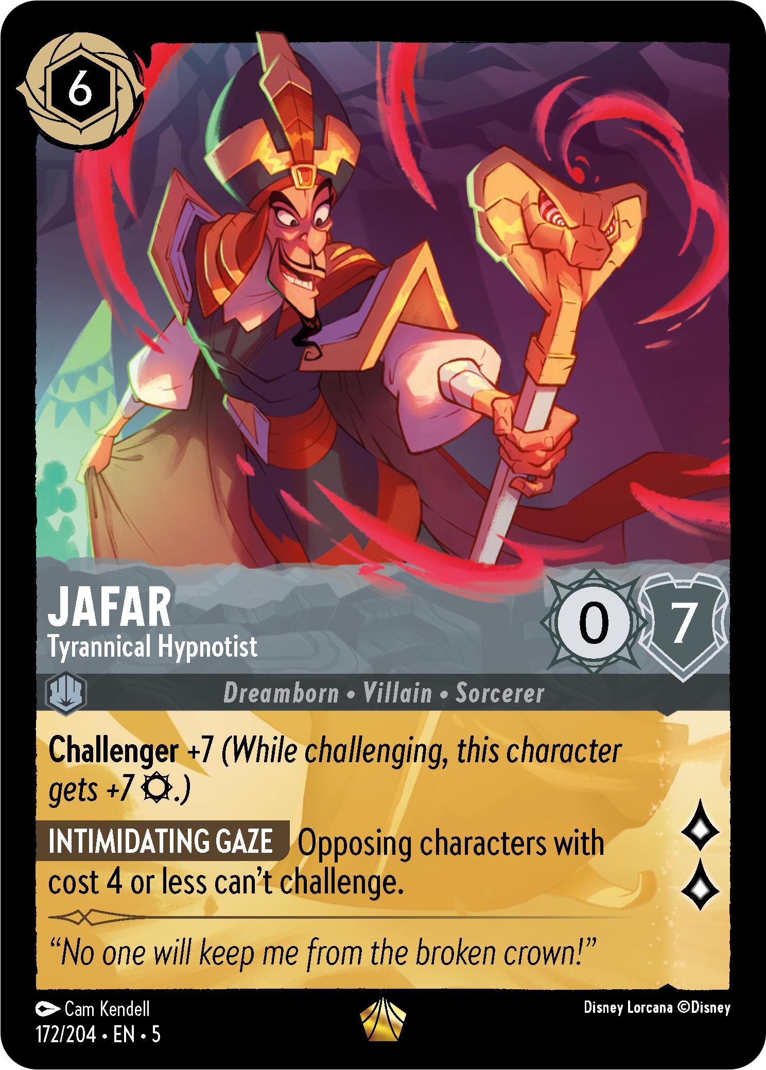 Jafar - Tyrannical Hypnotist (172/204) [Shimmering Skies] | Fandemonia Ltd