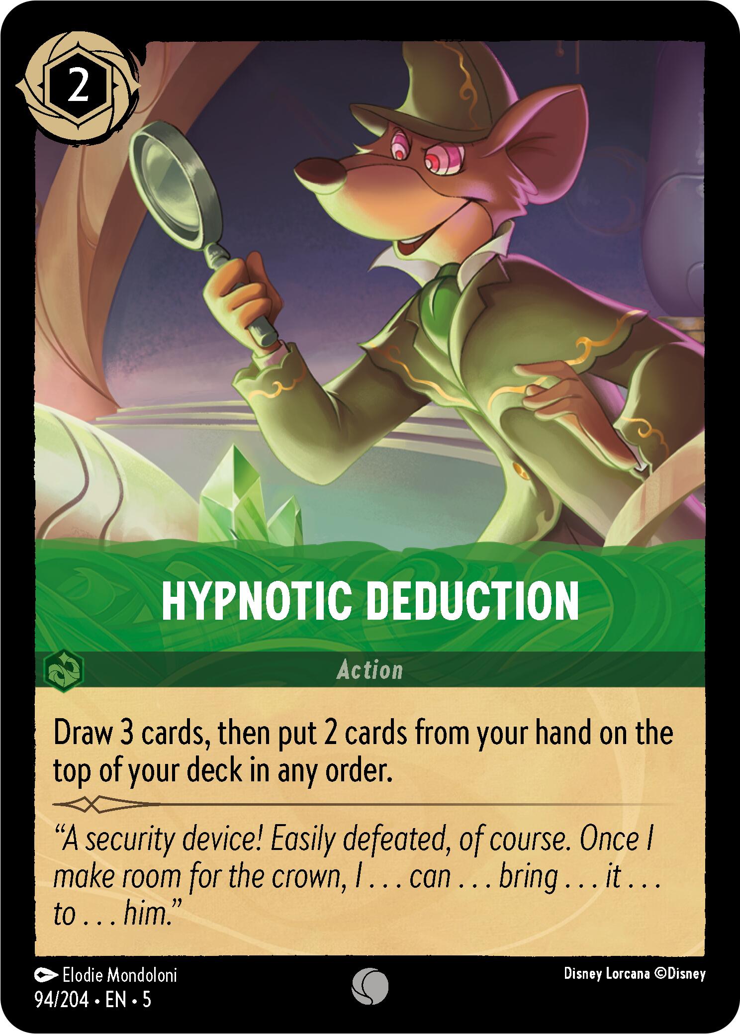 Hypnotic Deduction (94/204) [Shimmering Skies] | Fandemonia Ltd