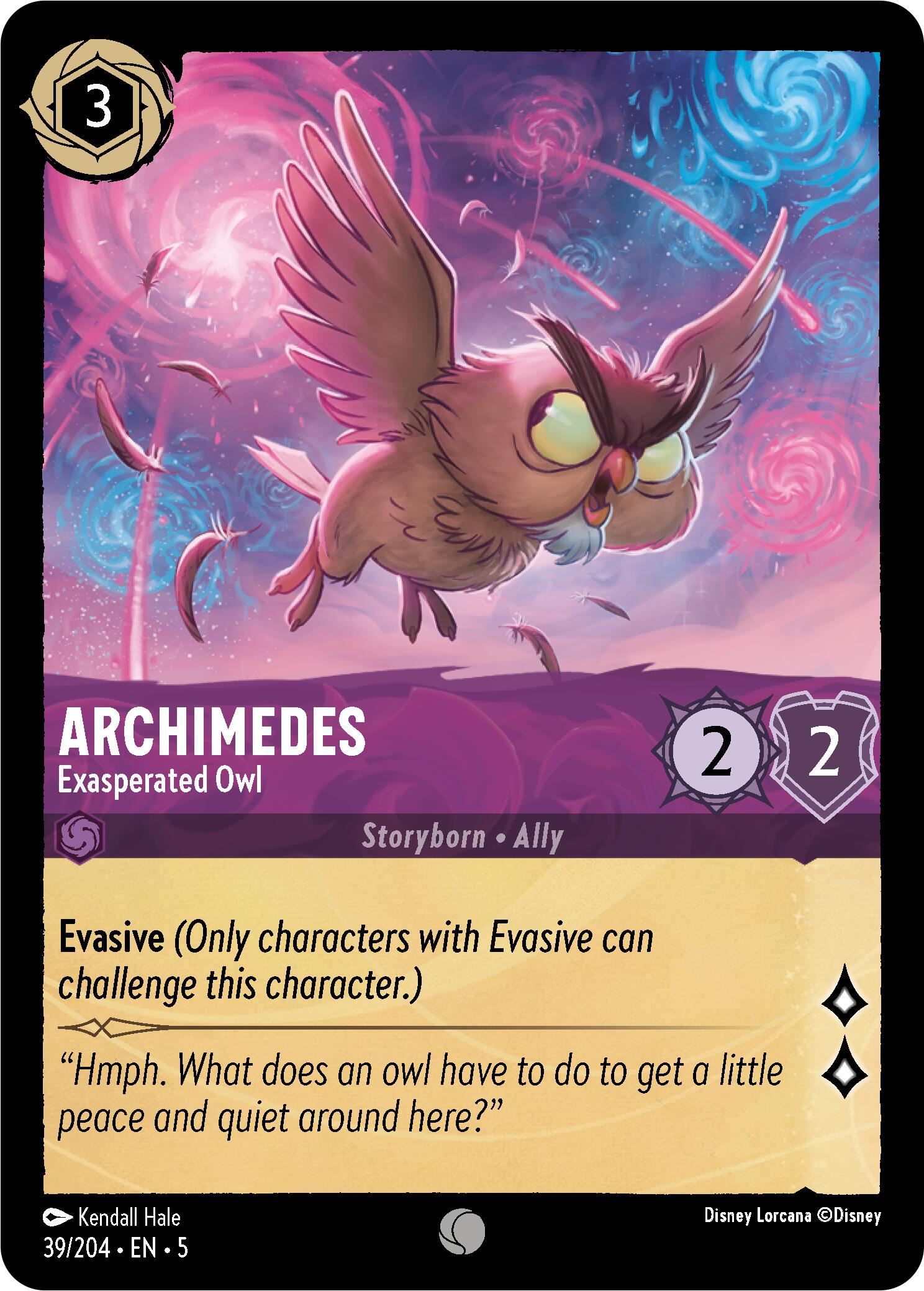 Archimedes - Exasperated Owl (39/204) [Shimmering Skies] | Fandemonia Ltd