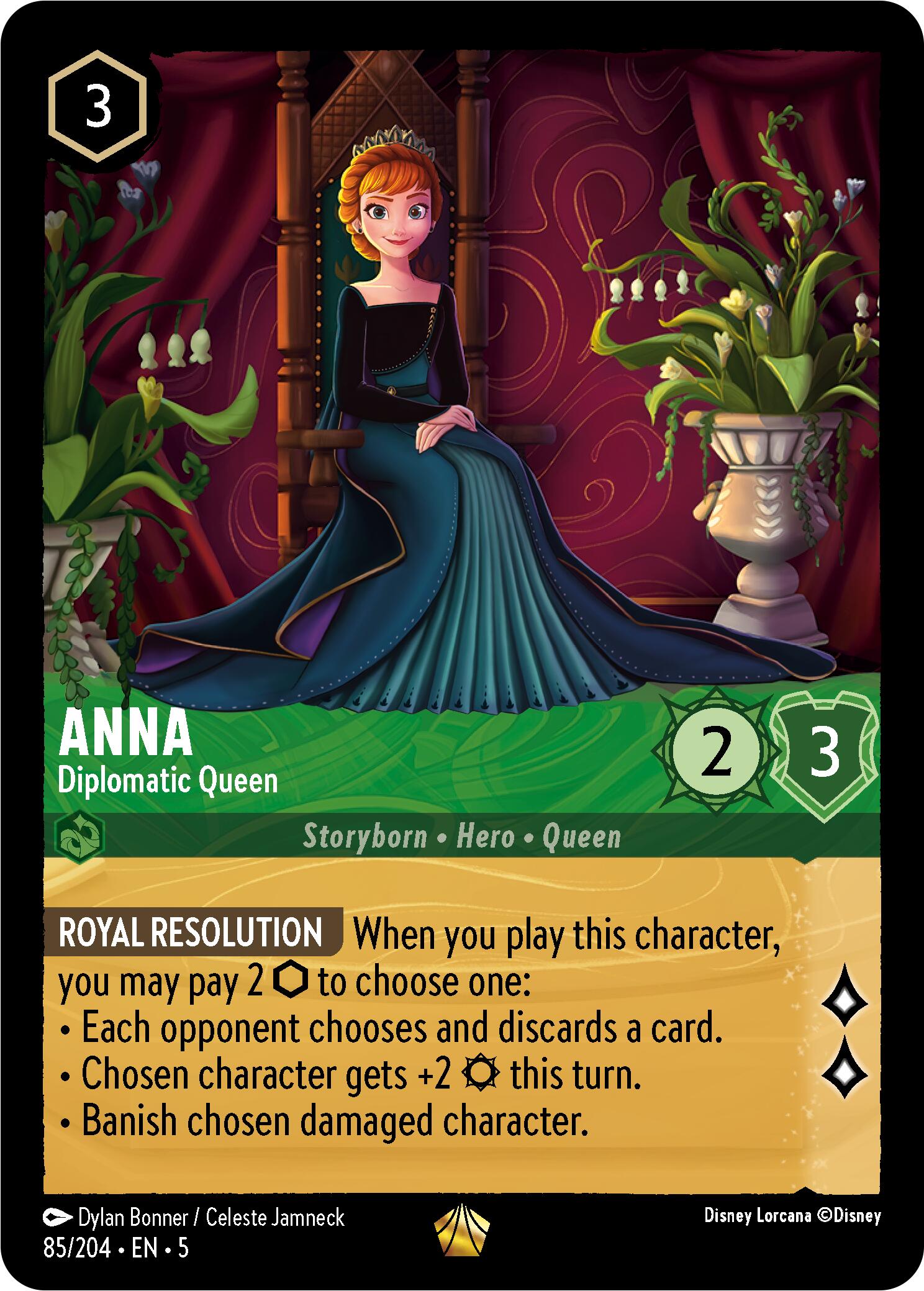 Anna - Diplomatic Queen (85/204) [Shimmering Skies] | Fandemonia Ltd