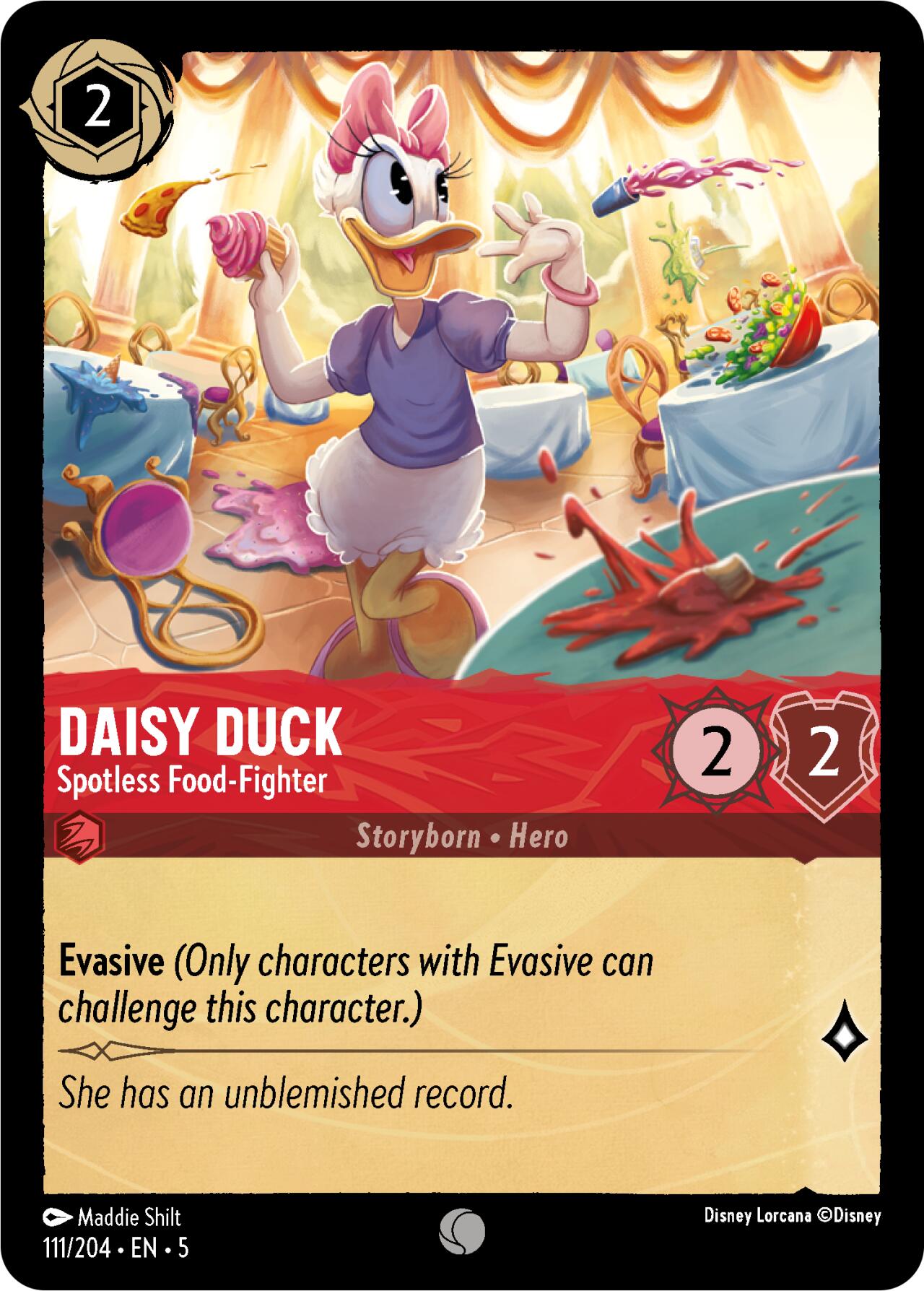 Daisy Duck - Spotless Food-Fighter (111/204) [Shimmering Skies] | Fandemonia Ltd