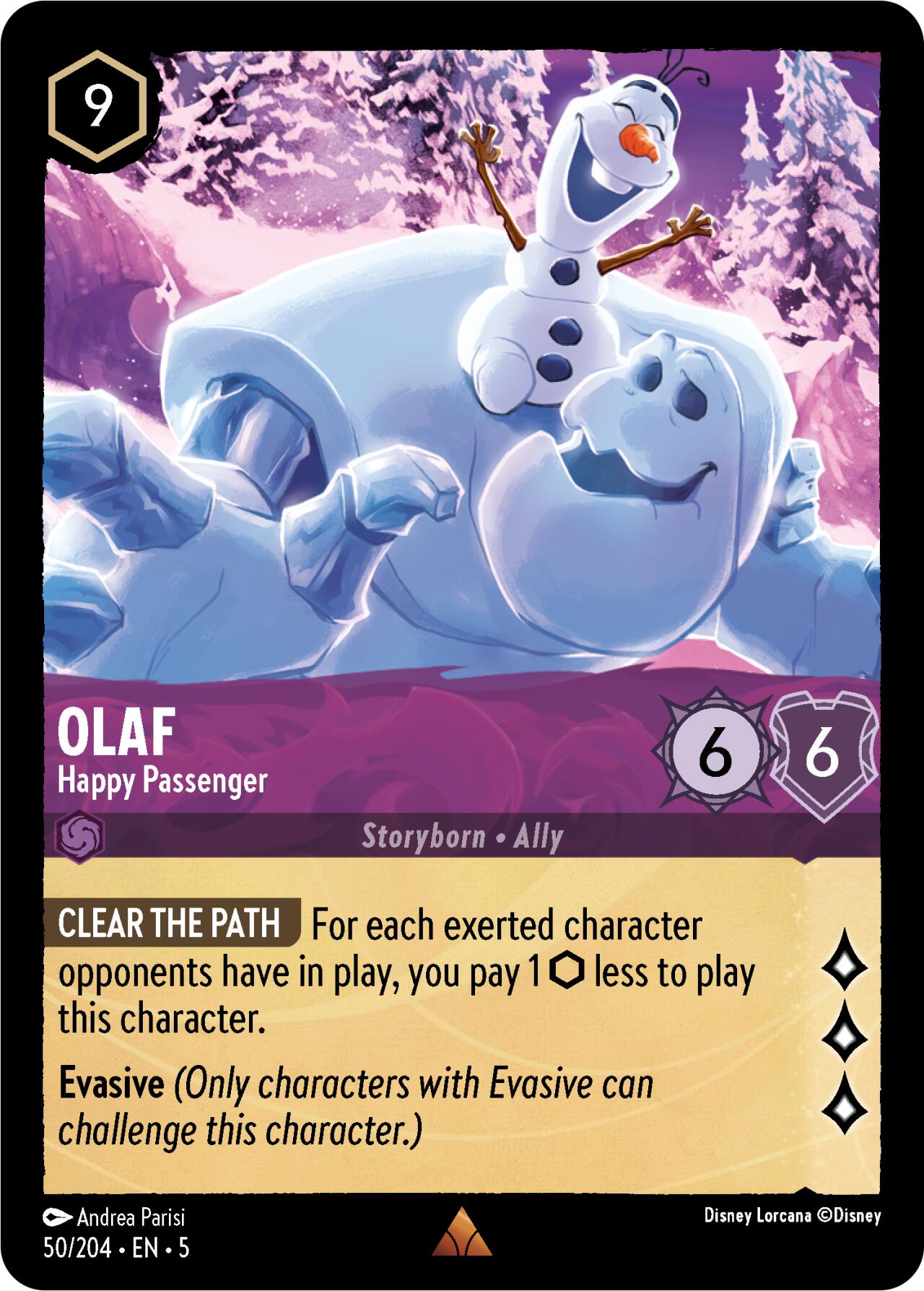Olaf - Happy Passenger (50/204) [Shimmering Skies] | Fandemonia Ltd