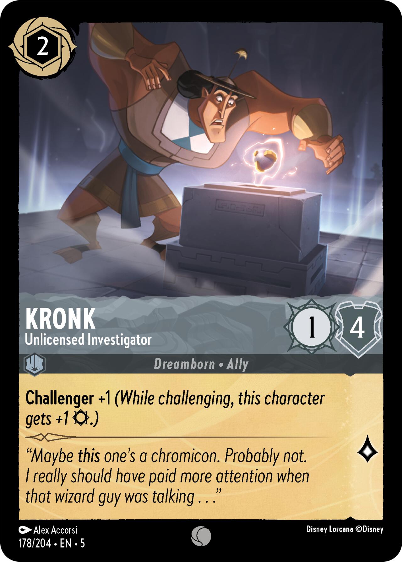 Kronk - Unlicensed Investigator (178/204) [Shimmering Skies] | Fandemonia Ltd