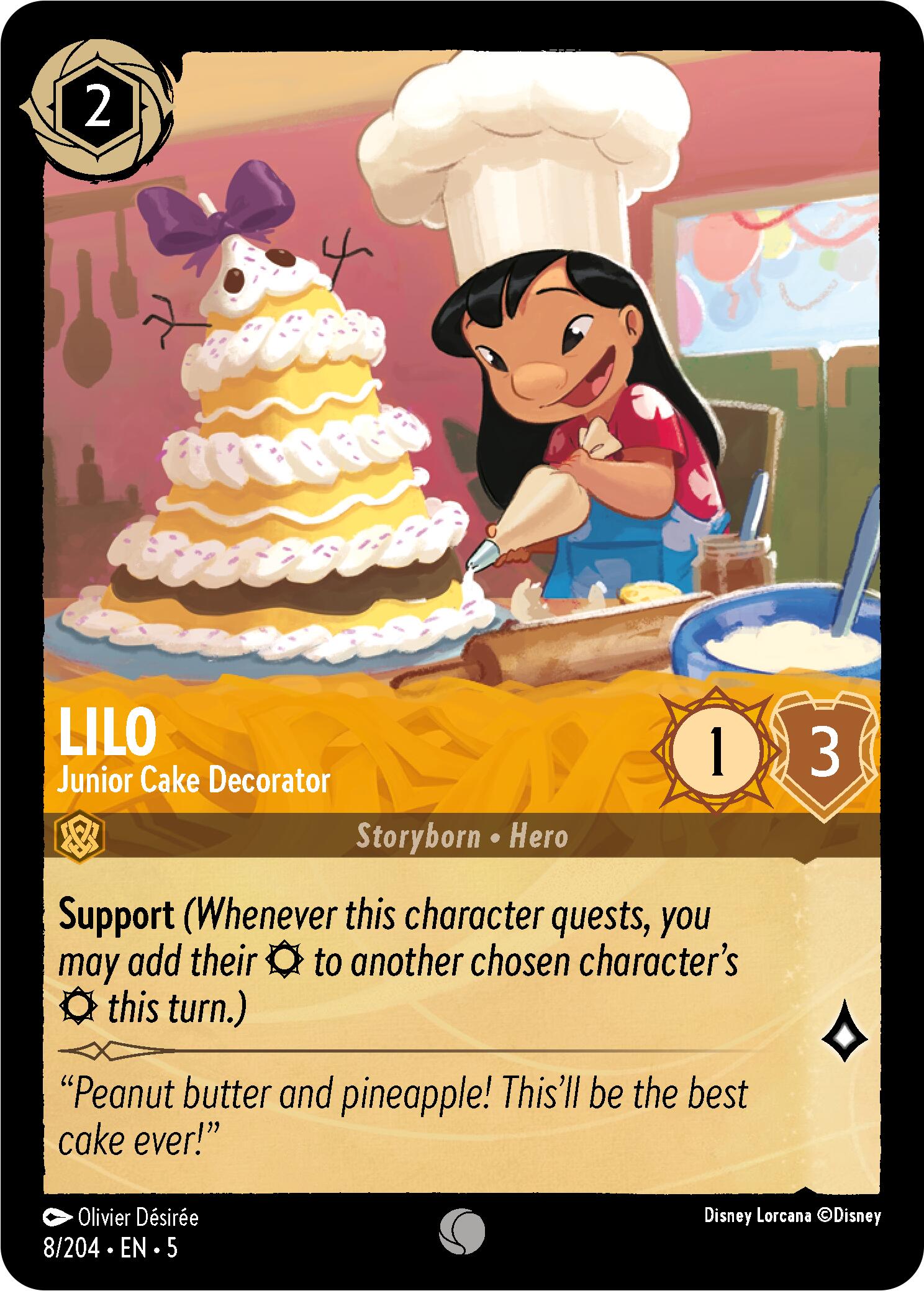 Lilo - Junior Cake Decorator (8/204) [Shimmering Skies] | Fandemonia Ltd