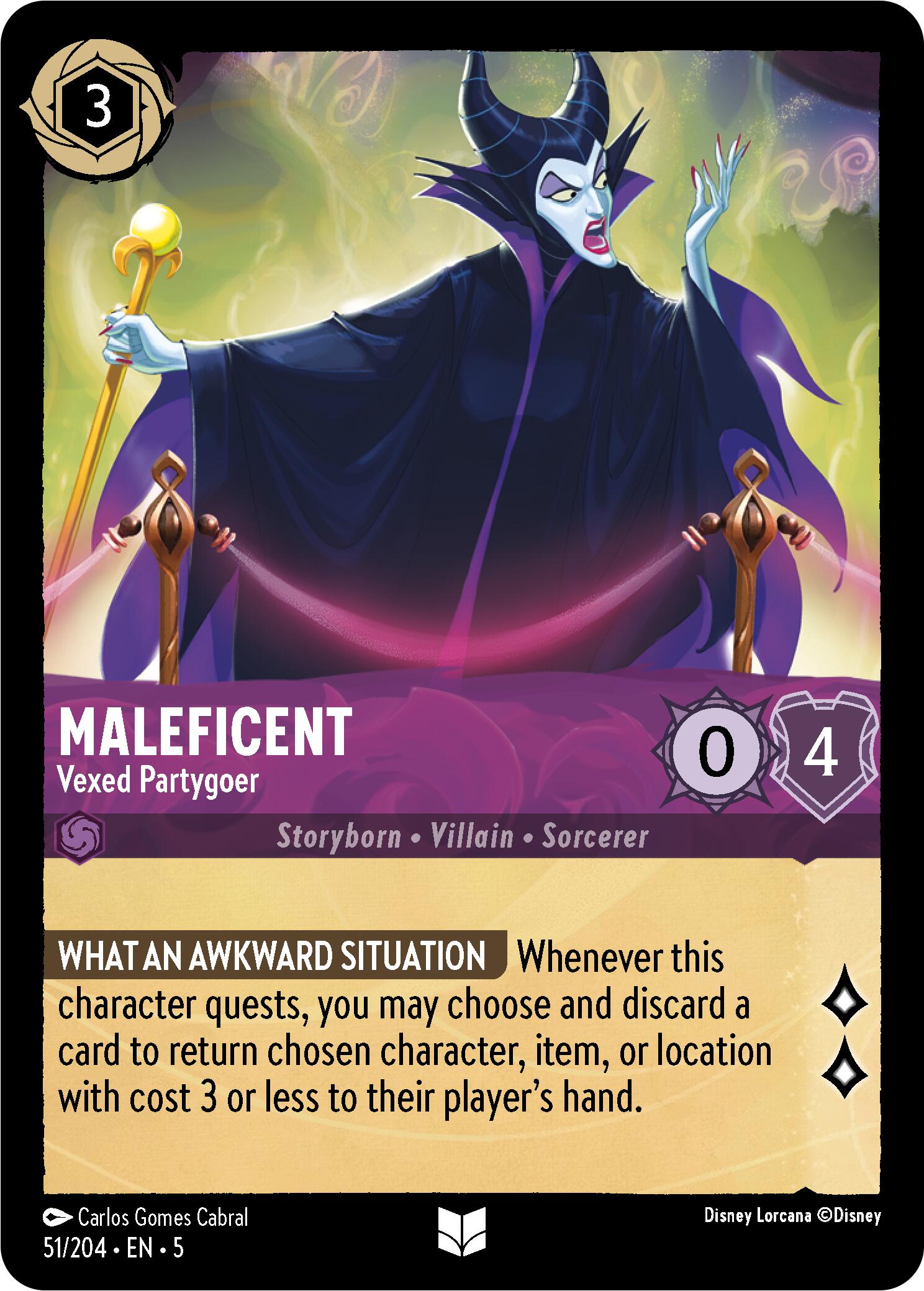 Maleficent - Vexed Partygoer (51/204) [Shimmering Skies] | Fandemonia Ltd