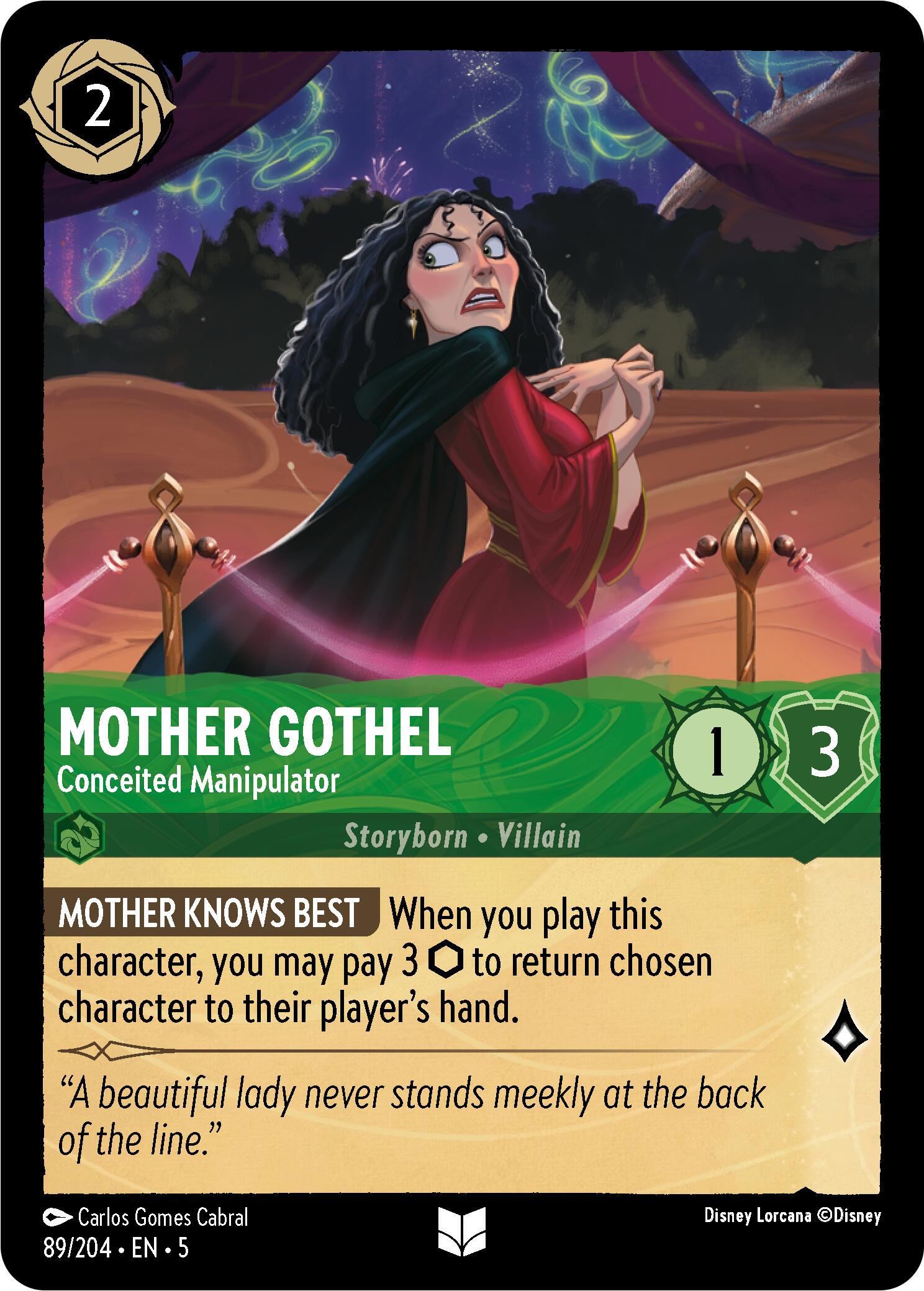 Mother Gothel - Conceited Manipulator (89/204) [Shimmering Skies] | Fandemonia Ltd