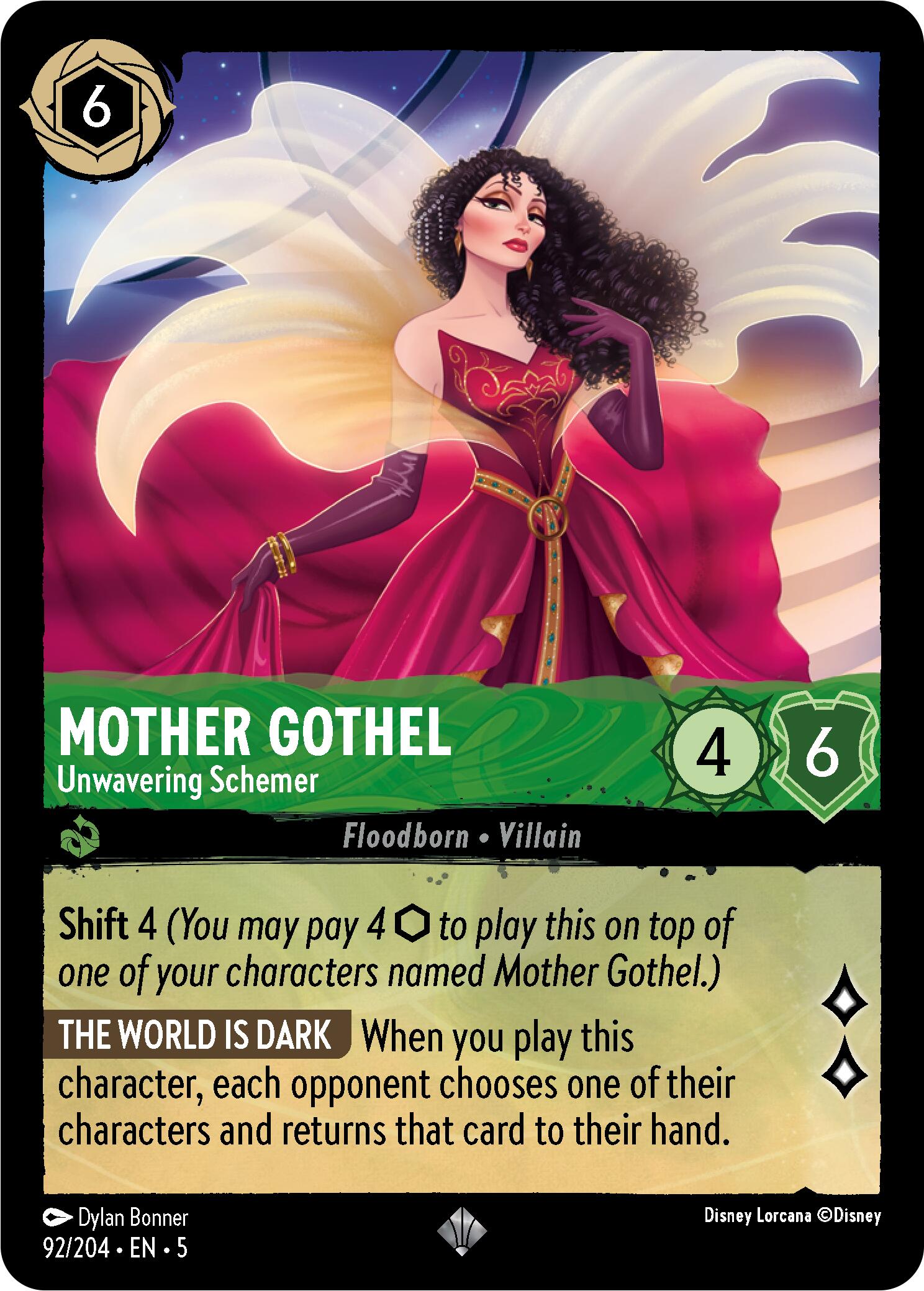 Mother Gothel - Unwavering Schemer (92/204) [Shimmering Skies] | Fandemonia Ltd