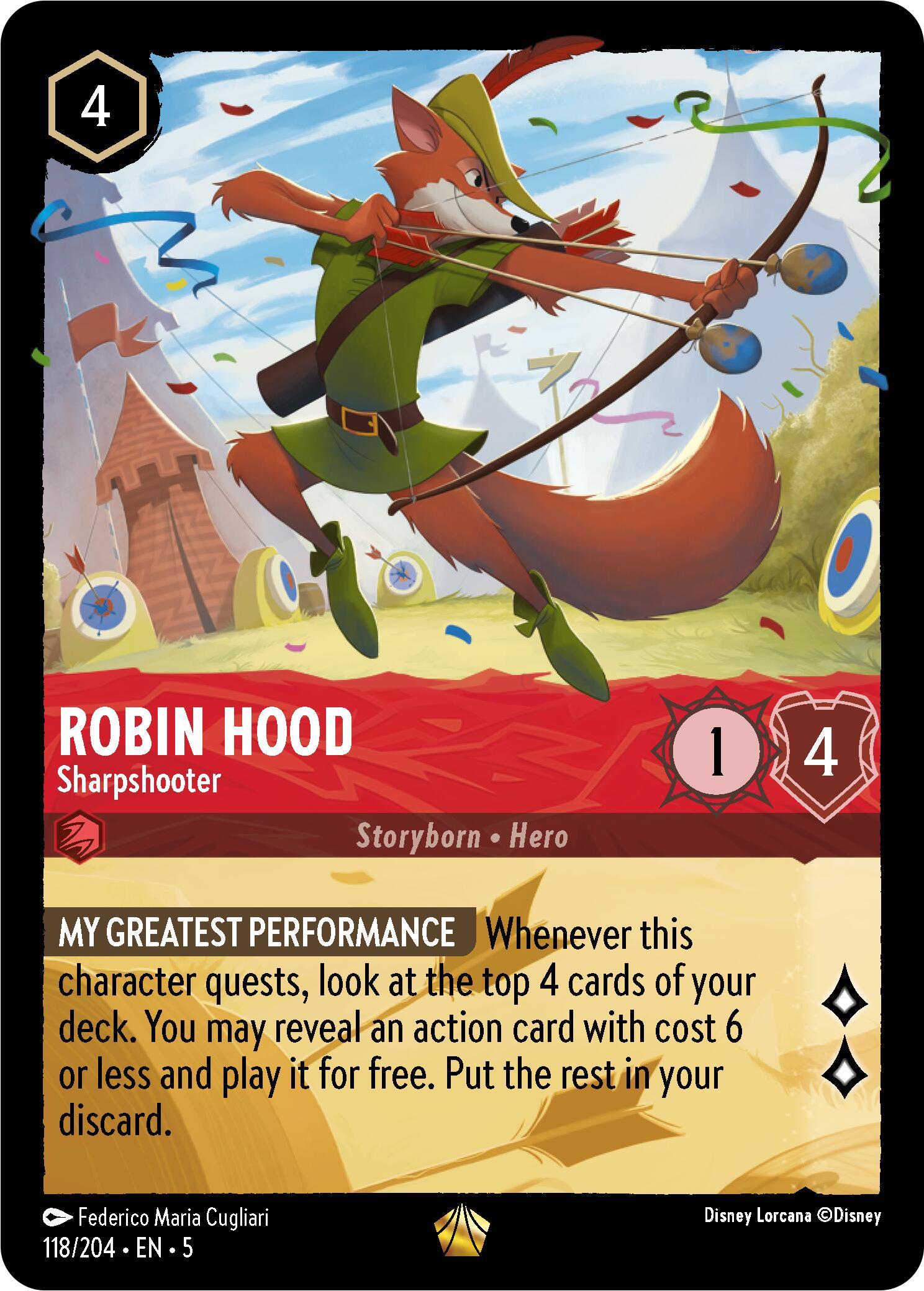 Robin Hood - Sharpshooter (118/204) [Shimmering Skies] | Fandemonia Ltd