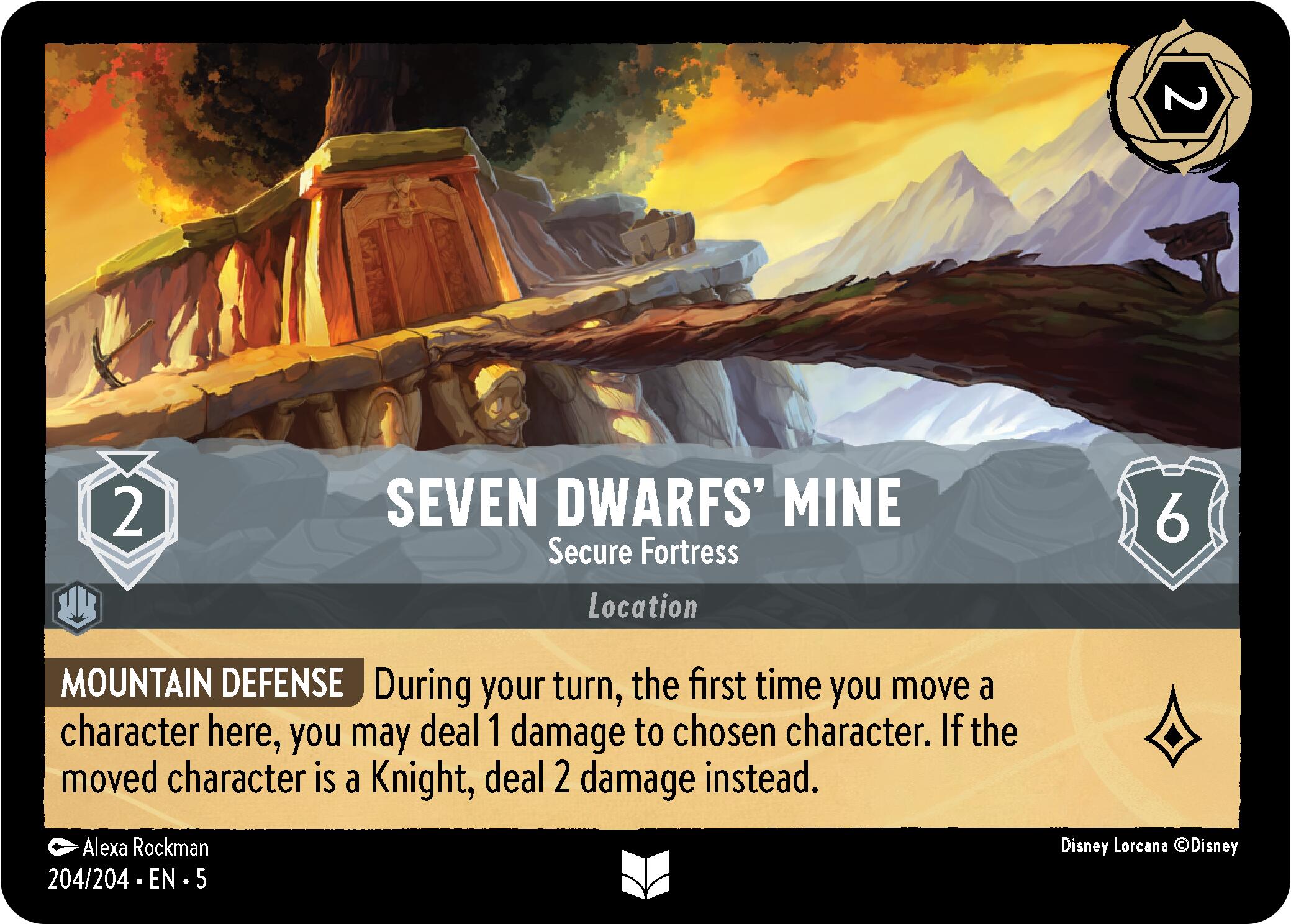 Seven Dwarfs' Mine - Secure Fortress (204/204) [Shimmering Skies] | Fandemonia Ltd