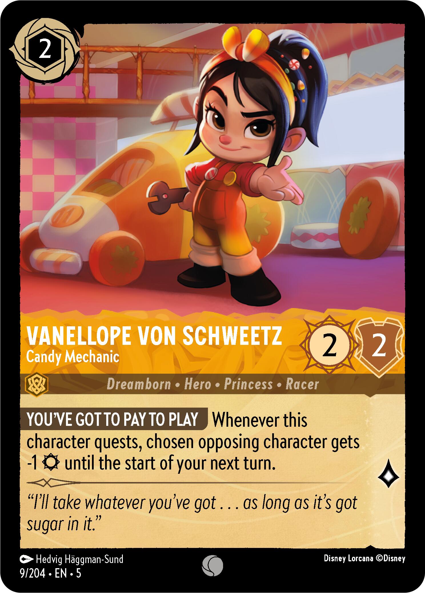 Vanellope von Schweetz - Candy Mechanic (9/204) [Shimmering Skies] | Fandemonia Ltd
