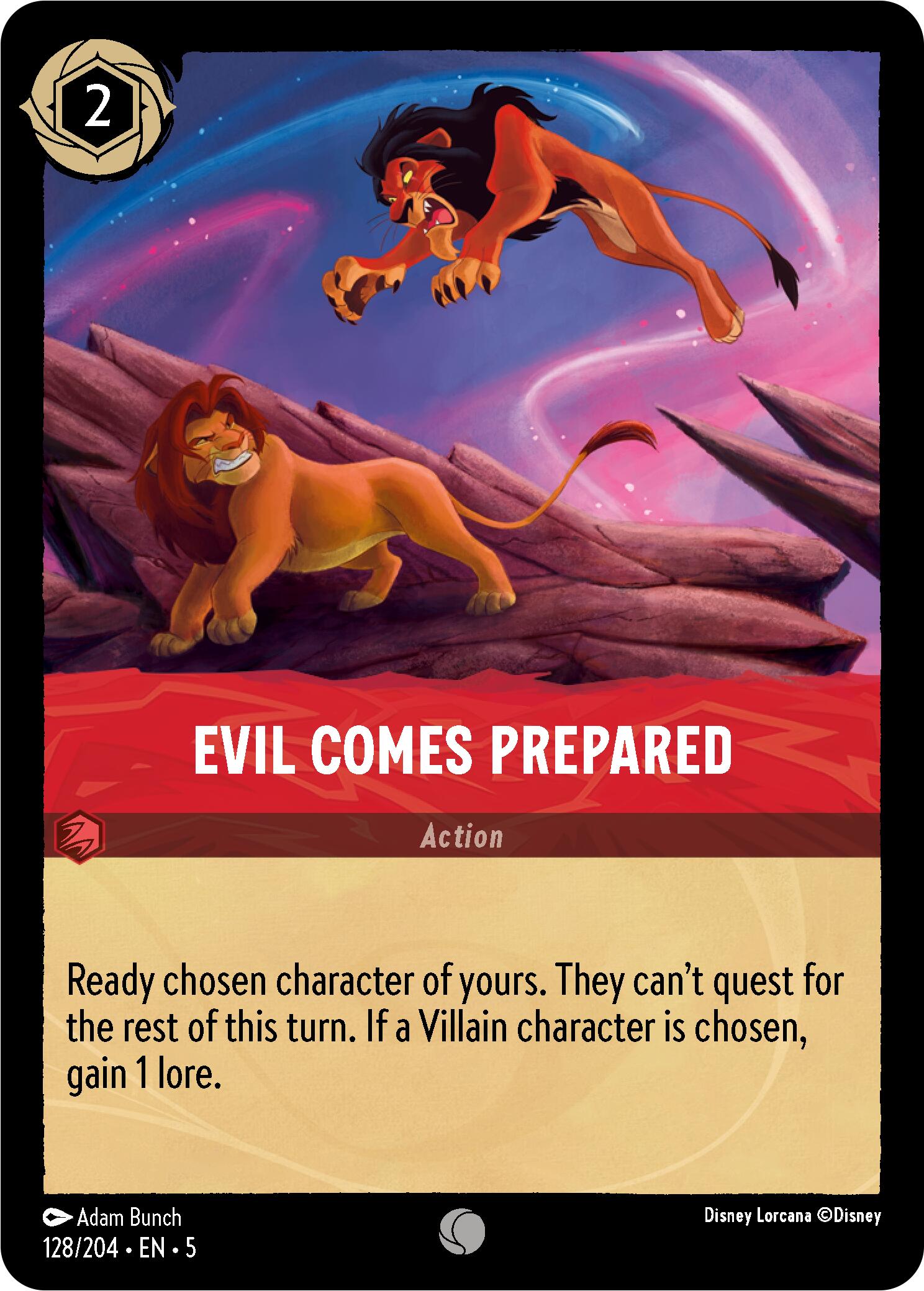 Evil Comes Prepared (128/204) [Shimmering Skies] | Fandemonia Ltd