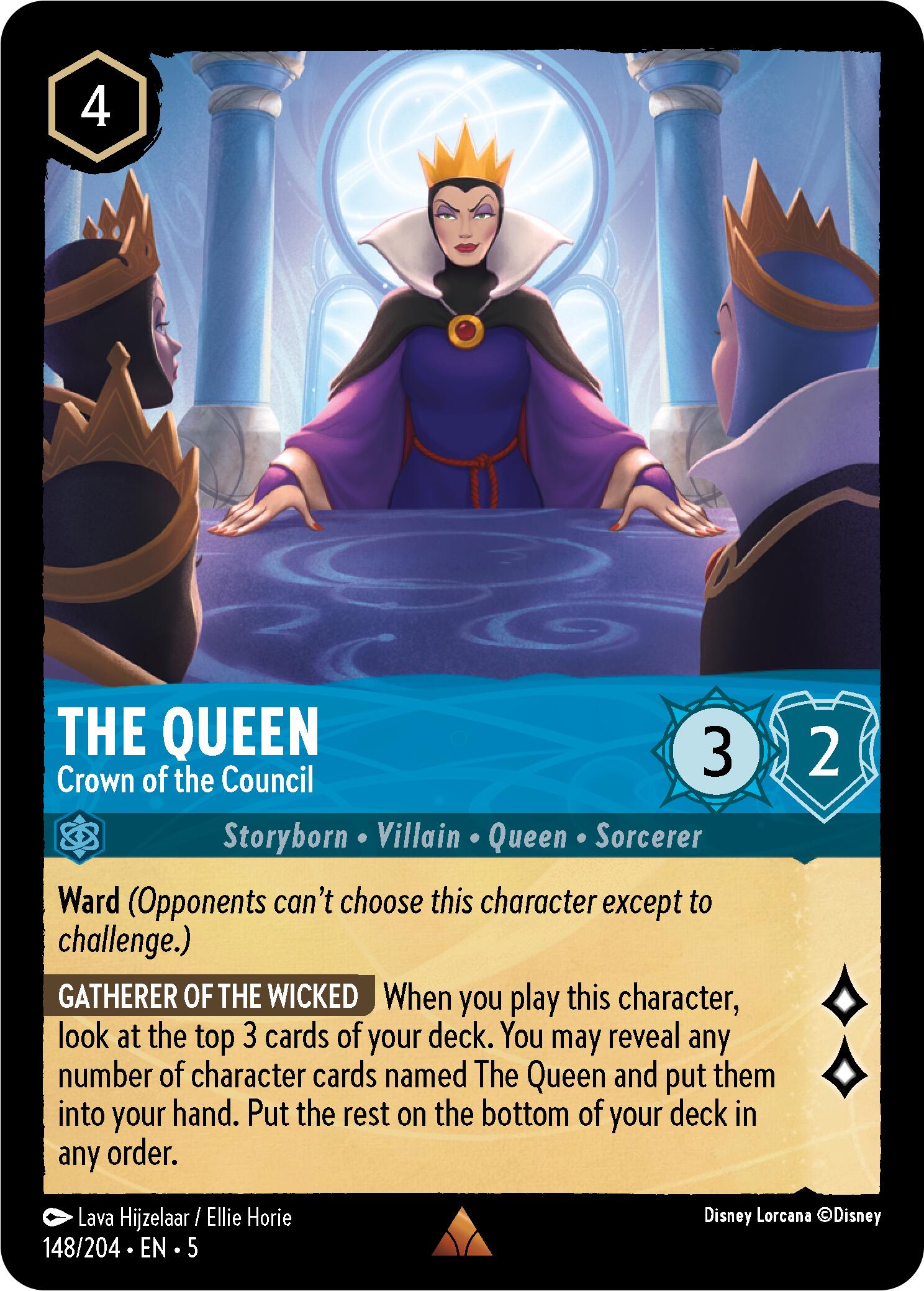 The Queen - Crown of the Council (148/204) [Shimmering Skies] | Fandemonia Ltd