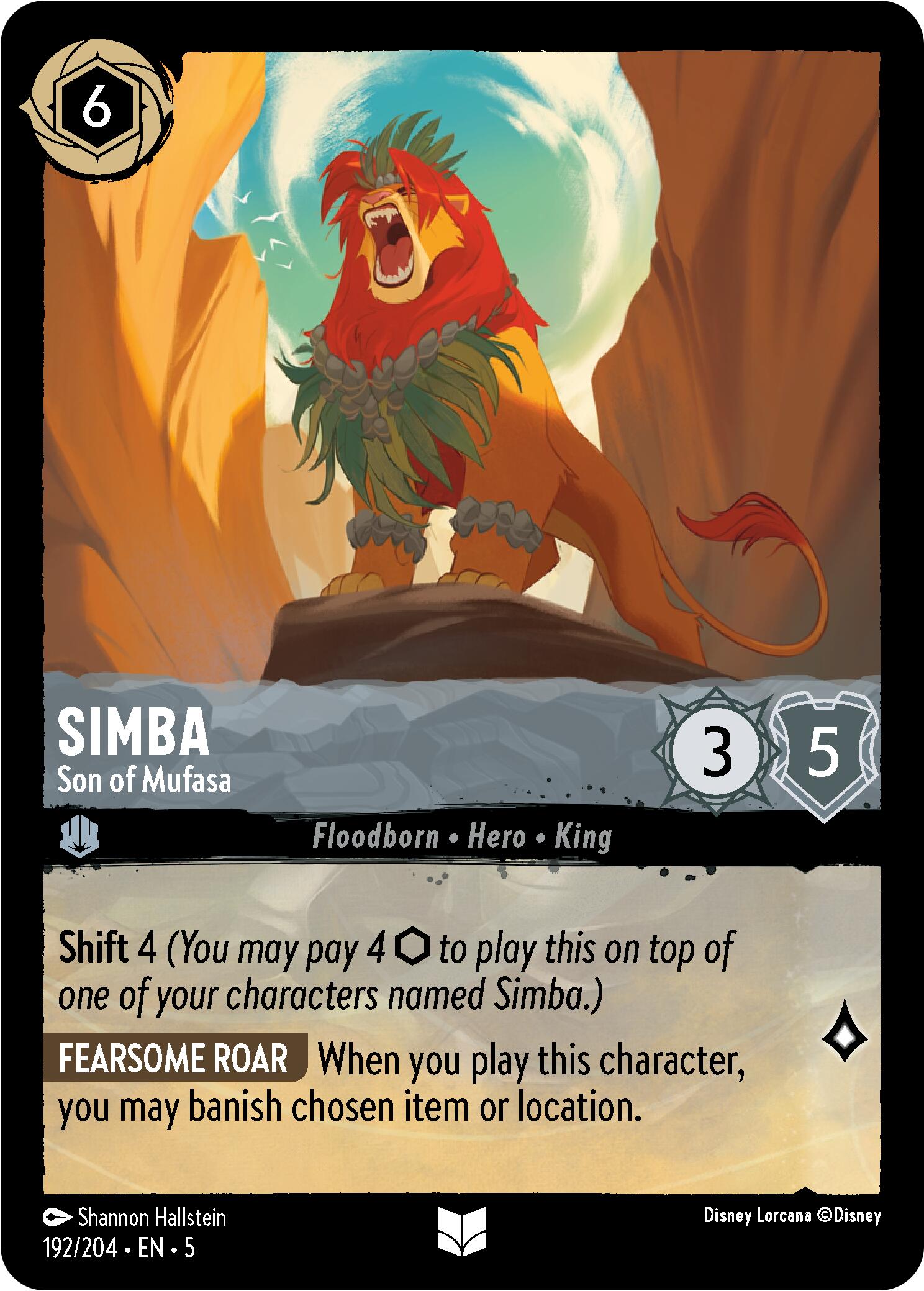 Simba - Son of Mufasa (192/204) [Shimmering Skies] | Fandemonia Ltd