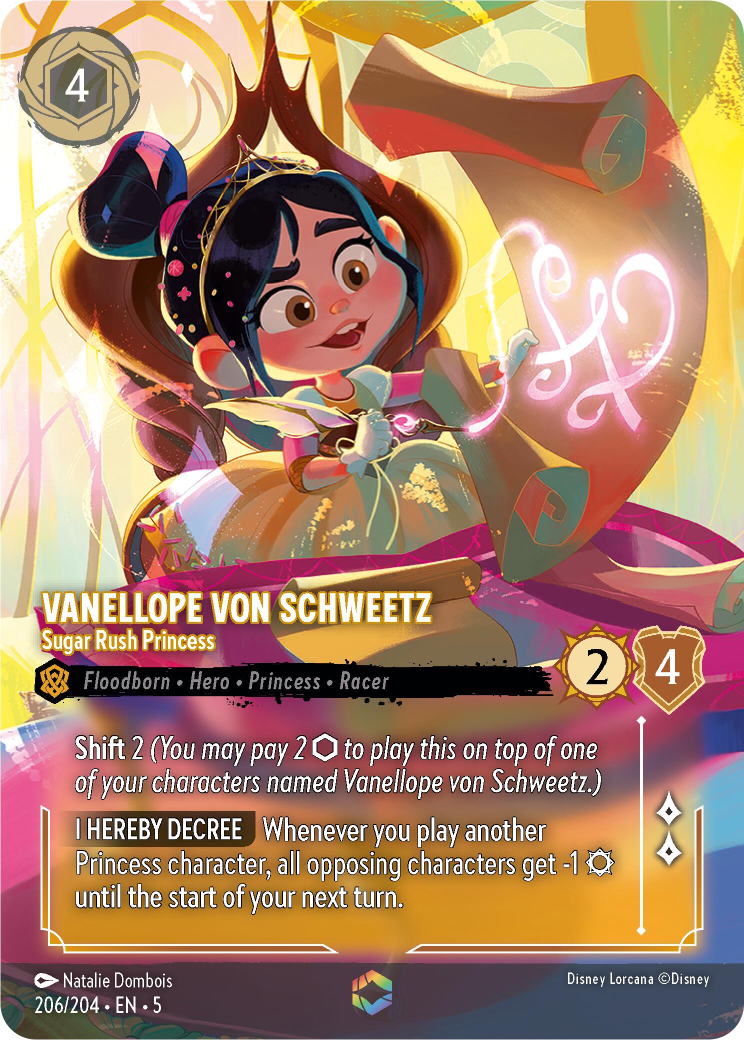 Vanellope von Schweetz - Sugar Rush Princess (Enchanted) (206/204) [Shimmering Skies] | Fandemonia Ltd
