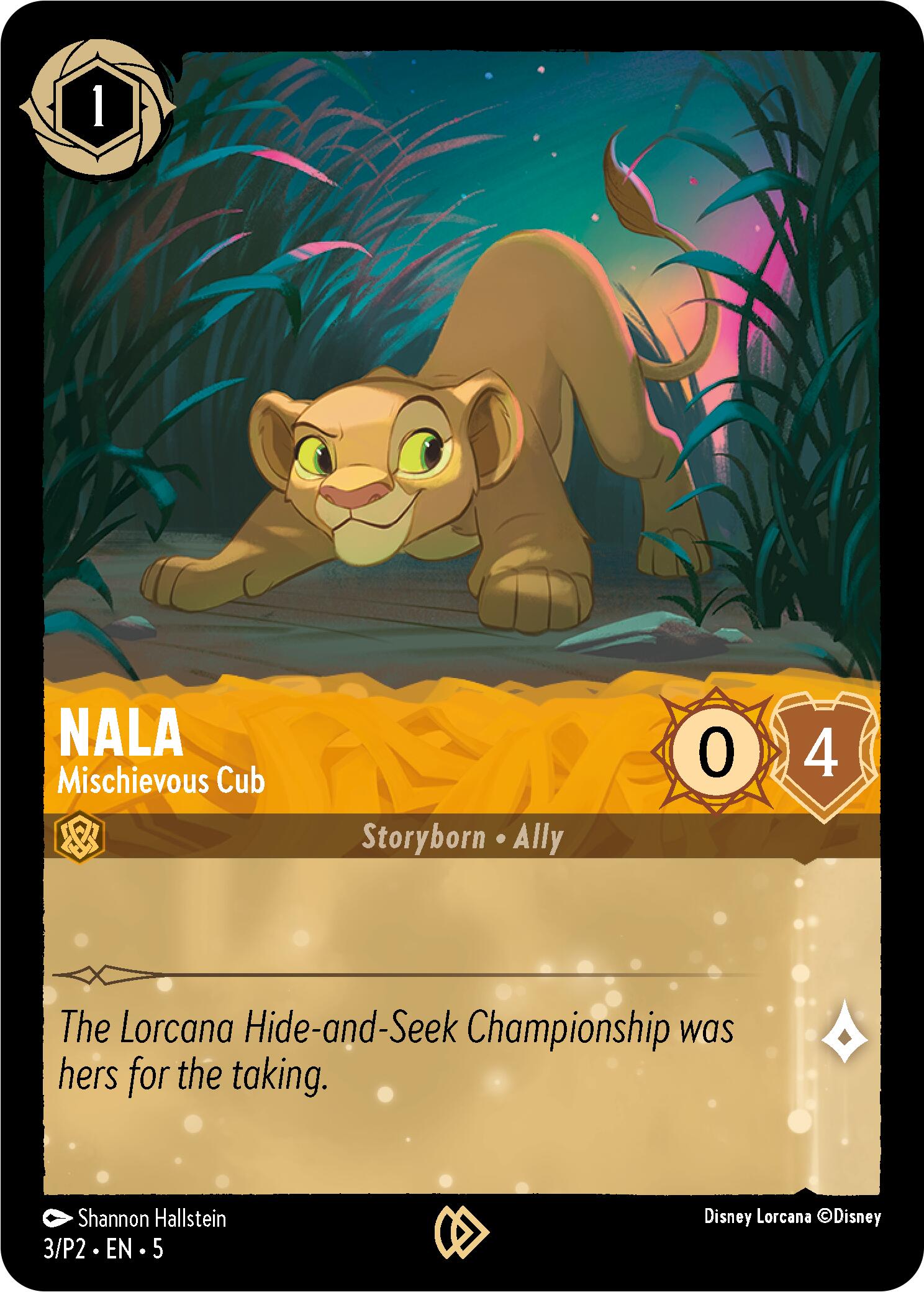 Nala - Mischievous Cub (3) [Promo Cards] | Fandemonia Ltd