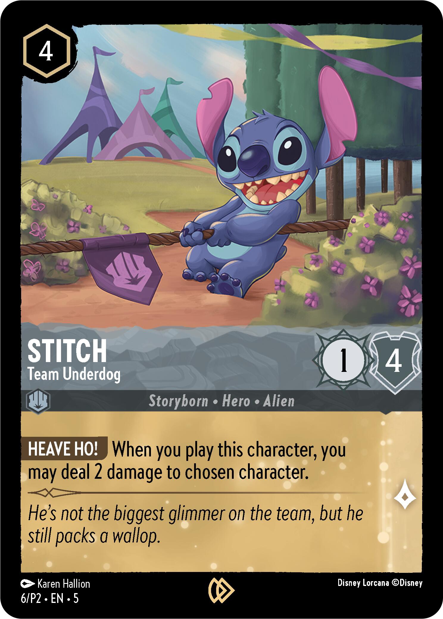 Stitch - Team Underdog (6) [Promo Cards] | Fandemonia Ltd