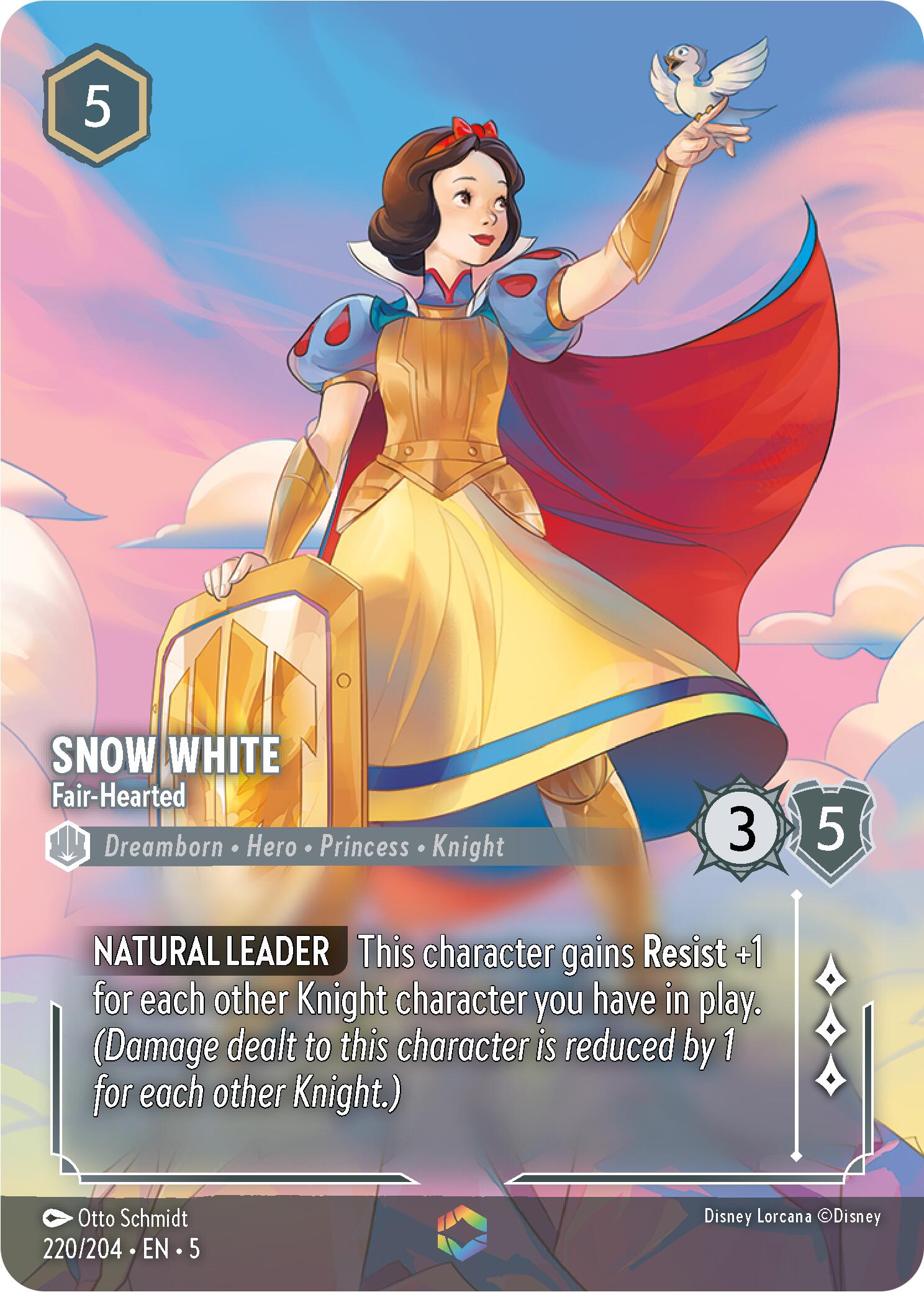 Snow White - Fair-Hearted (Enchanted) (220/204) [Shimmering Skies] | Fandemonia Ltd