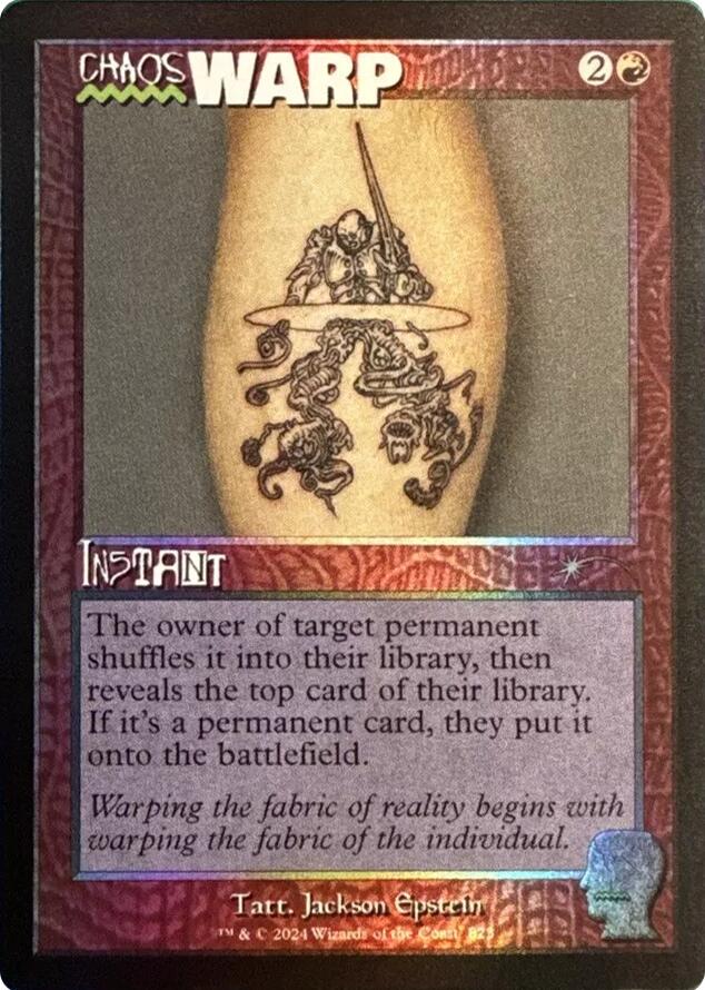 Chaos Warp (Rainbow Foil) [Secret Lair Drop Series] | Fandemonia Ltd