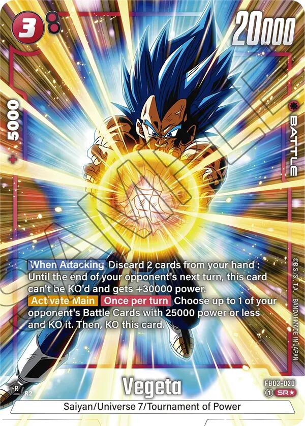 Vegeta (FB03-020) (Alternate Art) [Raging Roar] | Fandemonia Ltd