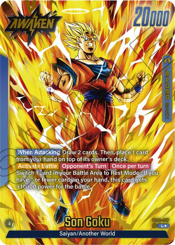 Son Goku (FB03-027) (Alternate Art) [Raging Roar] | Fandemonia Ltd