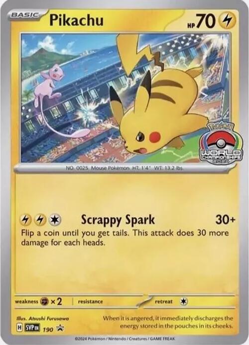 Pikachu (190) [Scarlet & Violet: Black Star Promos] | Fandemonia Ltd