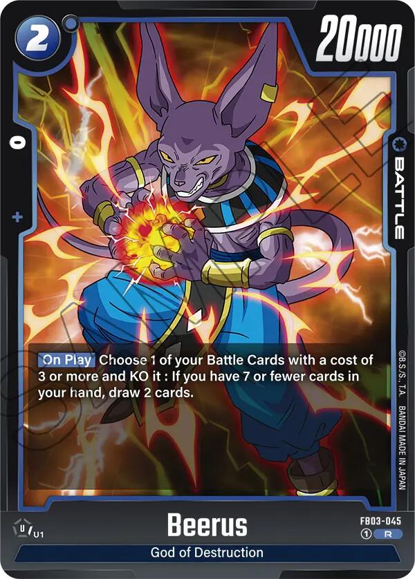 Beerus (FB03-045) [Raging Roar] | Fandemonia Ltd