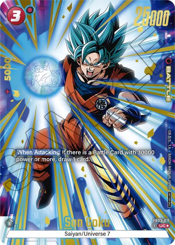 Son Goku (FB03-011) (Championship Pack 02) (Gold) [Fusion World Tournament Cards] | Fandemonia Ltd