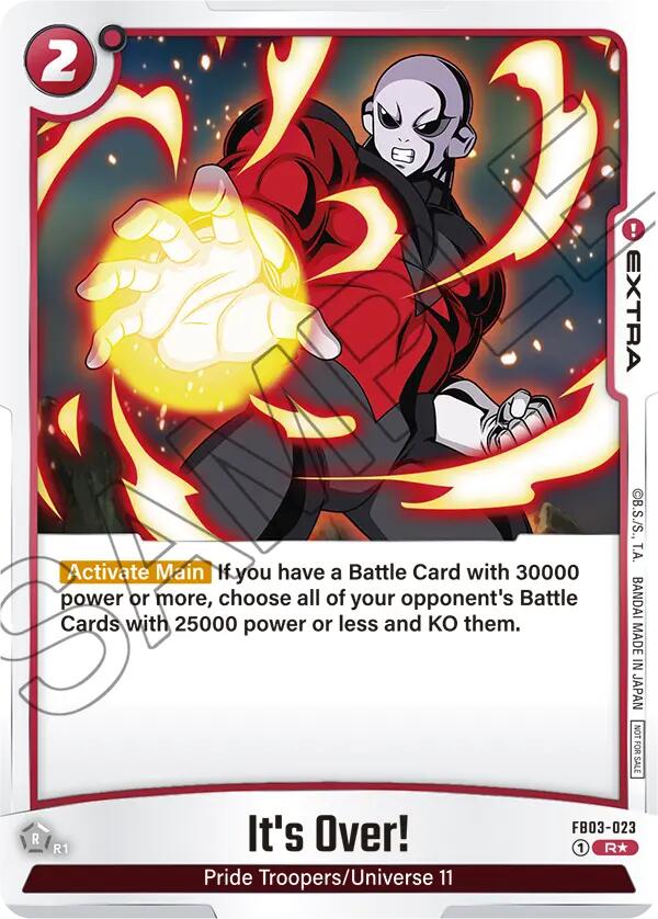 It's Over! (FB03-023) (Championship Pack 02) [Fusion World Tournament Cards] | Fandemonia Ltd