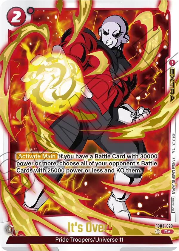 It's Over! (FB03-023) (Championship Pack 02) (Gold) [Fusion World Tournament Cards] | Fandemonia Ltd