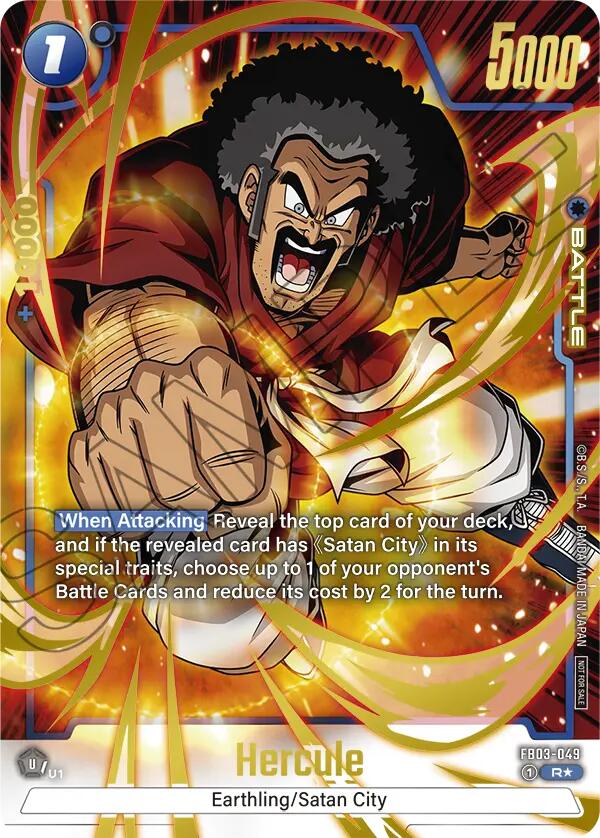 Hercule (FB03-049) (Championship Pack 02) (Gold) [Fusion World Tournament Cards] | Fandemonia Ltd