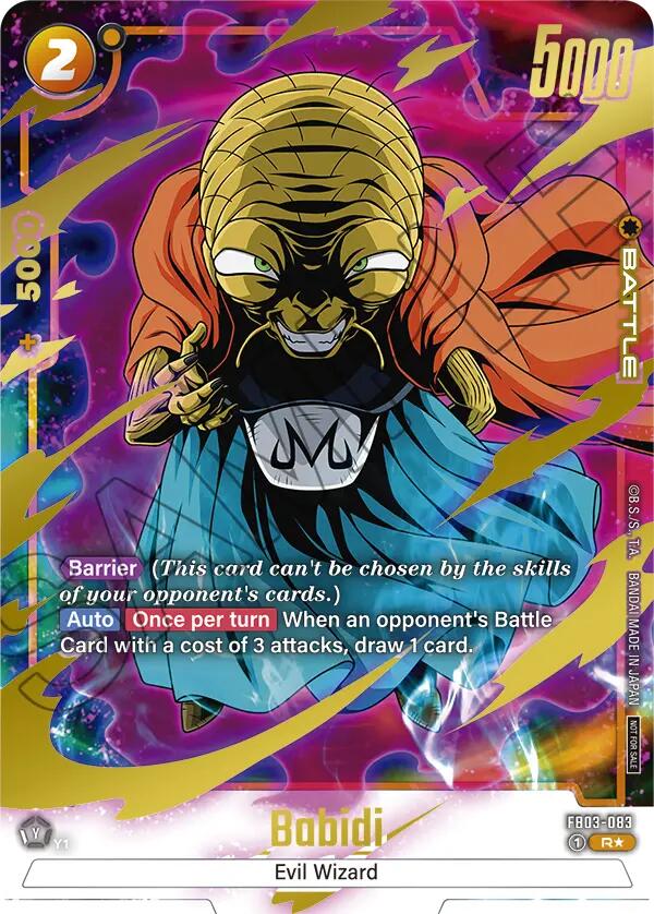 Babidi (FB03-083) (Championship Pack 02) (Gold) [Fusion World Tournament Cards] | Fandemonia Ltd