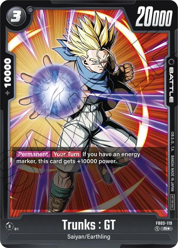 Trunks : GT (FB03-119) (Championship Pack 02) [Fusion World Tournament Cards] | Fandemonia Ltd