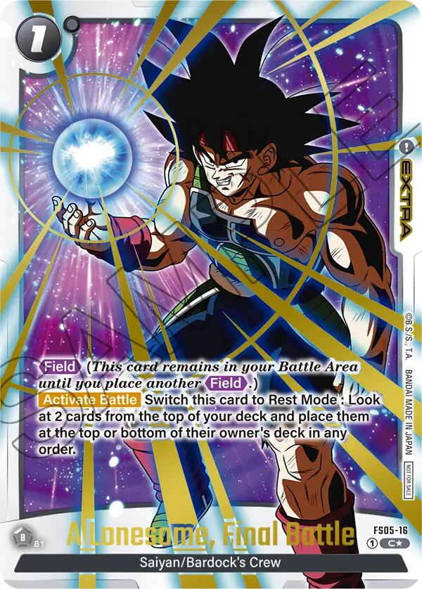 A Lonesome, Final Battle (FS05-16) (Championship Pack 02) (Gold) [Fusion World Tournament Cards] | Fandemonia Ltd