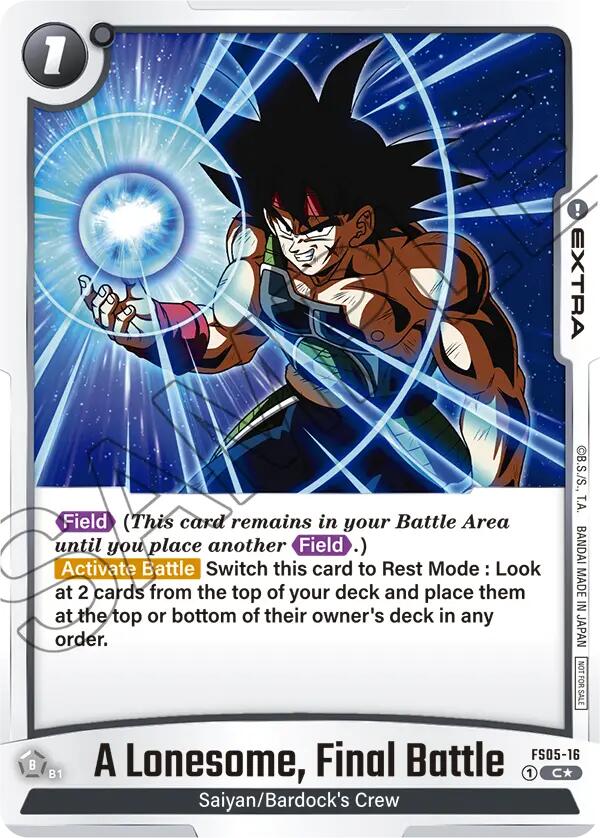 A Lonesome, Final Battle (FS05-16) (Championship Pack 02) [Fusion World Tournament Cards] | Fandemonia Ltd