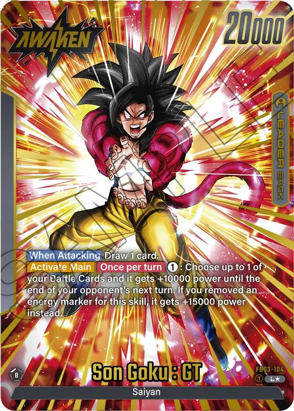 Son Goku : GT (FB03-104) (Alternate Art) [Raging Roar] | Fandemonia Ltd