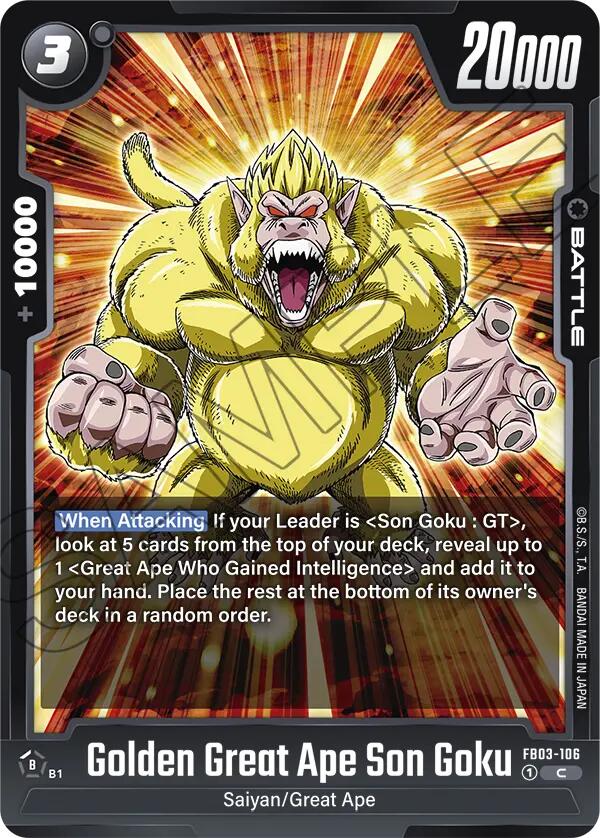 Golden Great Ape Son Goku [Raging Roar] | Fandemonia Ltd