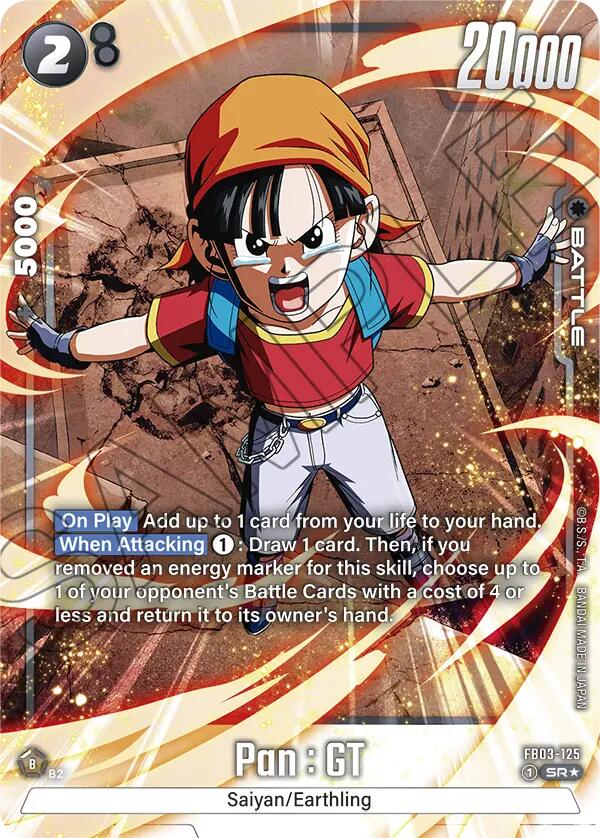 Pan : GT (FB03-125) (Alternate Art) [Raging Roar] | Fandemonia Ltd