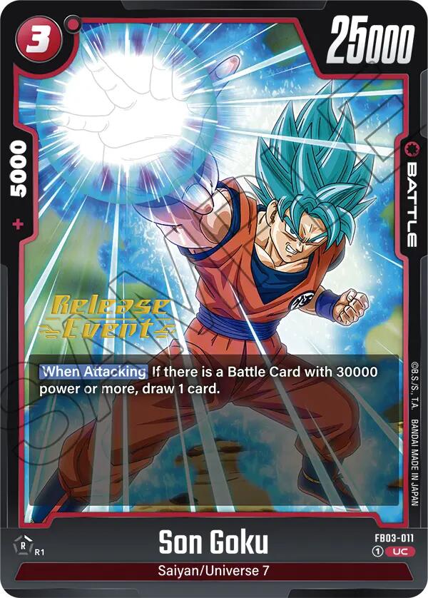 Son Goku (FB03-011) [Raging Roar Release Event Cards] | Fandemonia Ltd