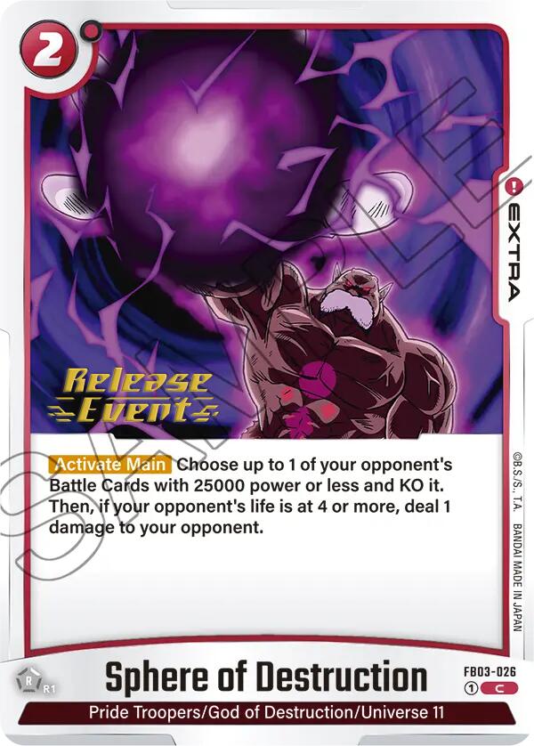 Sphere of Destruction [Raging Roar Release Event Cards] | Fandemonia Ltd