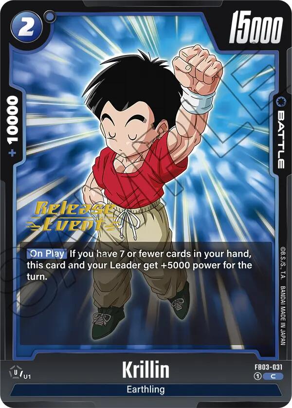 Krillin [Raging Roar Release Event Cards] | Fandemonia Ltd