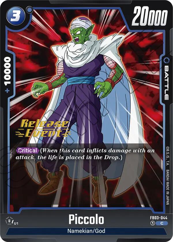 Piccolo (FB03-044) [Raging Roar Release Event Cards] | Fandemonia Ltd