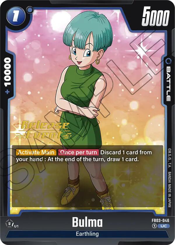 Bulma (FB03-046) [Raging Roar Release Event Cards] | Fandemonia Ltd