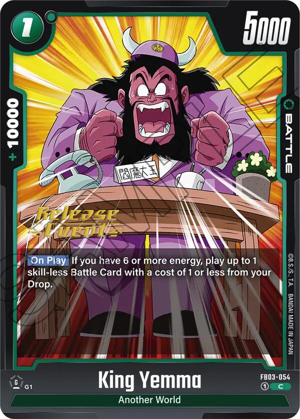 King Yemma [Raging Roar Release Event Cards] | Fandemonia Ltd