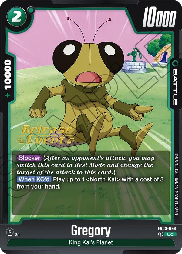 Gregory [Raging Roar Release Event Cards] | Fandemonia Ltd