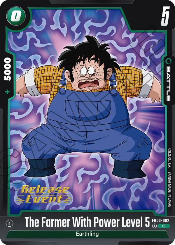 The Farmer With Power Level 5 [Raging Roar Release Event Cards] | Fandemonia Ltd
